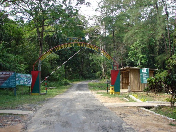 The entry to Mount Harriet on Bamboo Flat island in Andaman