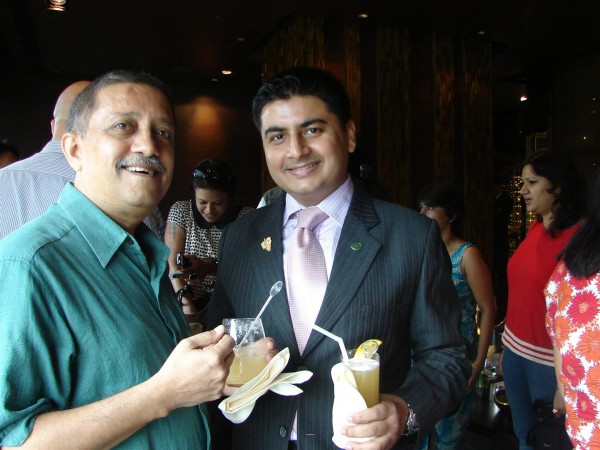Sharing some intimate moments with the renowned sommelier Gurjit Singh Barry