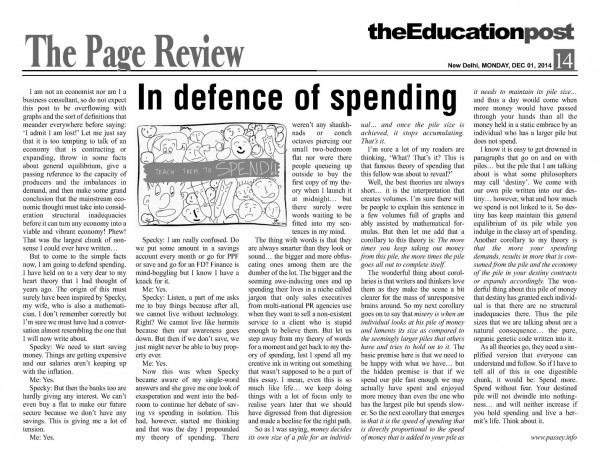 2014_12_01_The Education Post_in defence of spending 