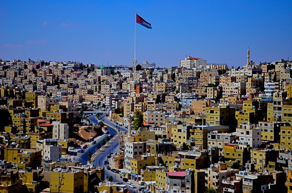 Picture clicked from the citadel in Amman... loved the cityscape that actually rhymes with the sandy landscape all around