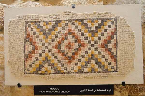 Jordan is known for mosaic work... and madaba has an ancient map done with little stone tiles