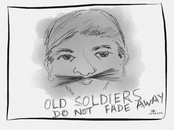 Old soldiers aren’t going to fade away 