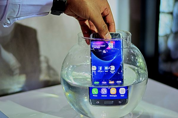 This galaxy device is much more than just water resistant...