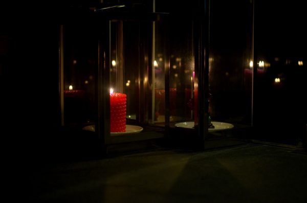 Namah Resort - another low light shot attempted. Candles lit at the entrance to the lobby beckon emotions to resurface