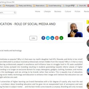 Branding in Education - Role of social media and technology