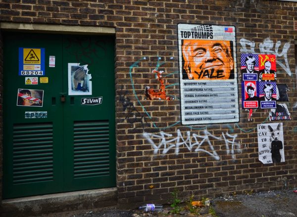 Trump, it appears has inspired a lot of wall-art and posters in London. So has Brexit
