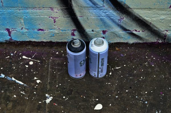 Tools of a graffiti artist