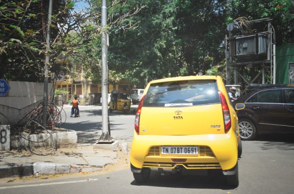 Yellow Chennai_car
