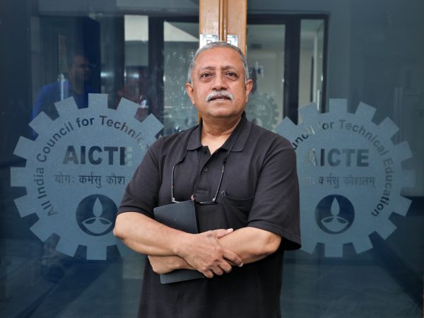At AICTE HQ in New Delhi