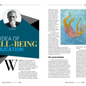 The idea of well-being in education