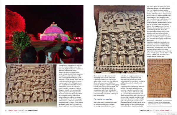 Travellinks_September_October 2020_Sanchi Stupa - a mesmerizing dance of Buddhist art and literature_03