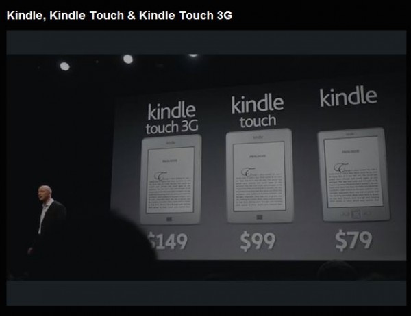 Kindle - new models of 2011