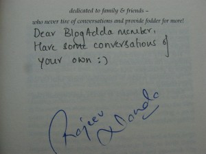 Conversations - a book by Rajeev Nanda