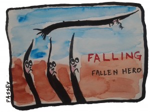 Fallen hero - Falling hair