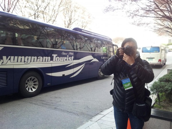 Sunwoong Moon, the official photographer for the Samsung event in Seoul, Korea