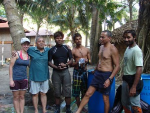 Our other friends from the diving team at Barefoot Scuba Diving in Havelock Island...