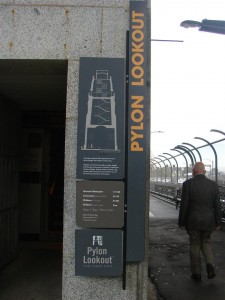 Entrance for those who wish to climb up the Pylon...