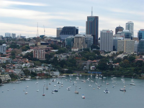 The north end of Sydney as seen from the top of the Pylon...