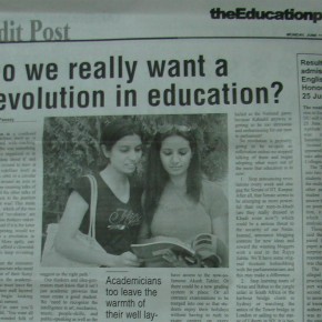 Do we really want a revolution in education?