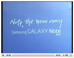 Galaxy Note 800_launch_video streaming poised to begin