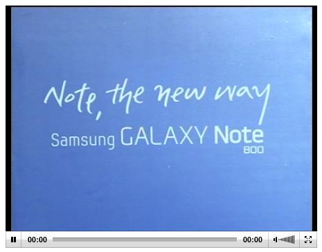 Galaxy Note 800_launch_video streaming poised to begin