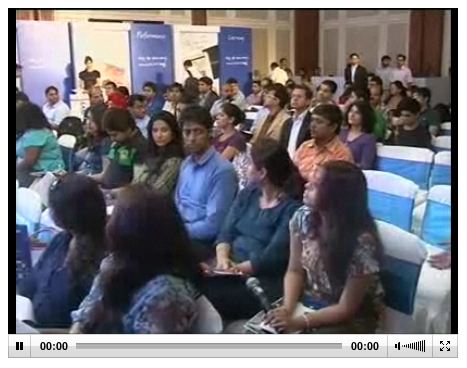 Galaxy Note 800_question-answer session and a section of the audience