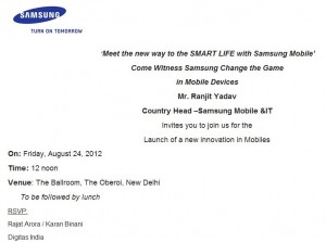 Samsung invite_August 2012_launch of Galaxy Note 800