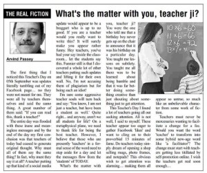 2012_09_10_The Education Post_Whats the matter with you teacher ji