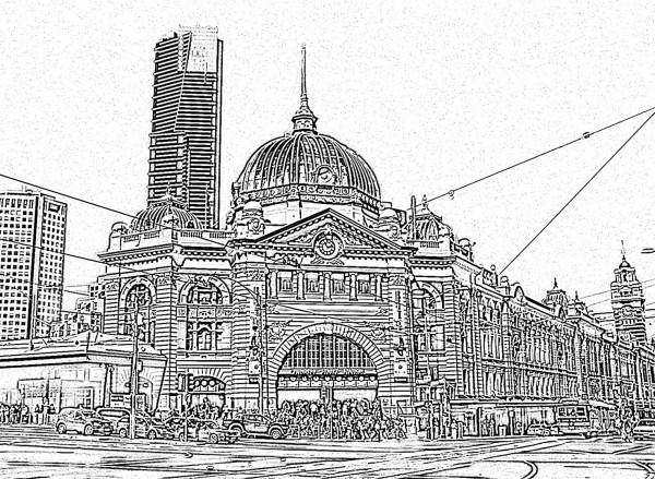 Melbourne Flinders St Station