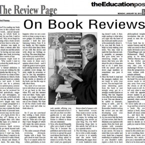 On Book Reviews