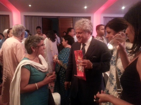 27 May... the launch day also happened to be Suhel Seth's birthday. Specky with Suhel.