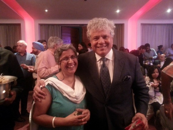 27 May... the launch day also happened to be Suhel Seth's birthday. Specky with Suhel.