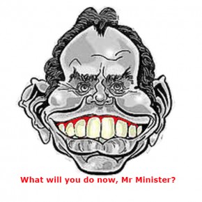 What will you do now, Mr Minister?