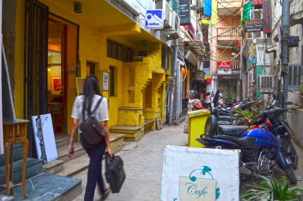 The lanes and bylanes of Hauz Khas Village have tradition meandering through modernity