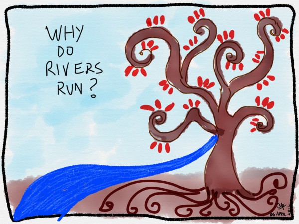 Why do rivers run?... a nature-mythology story to bring us nearer to nature!