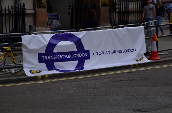 London Cab strike. 11 June 2014. The way the strikers interpret TFL_02