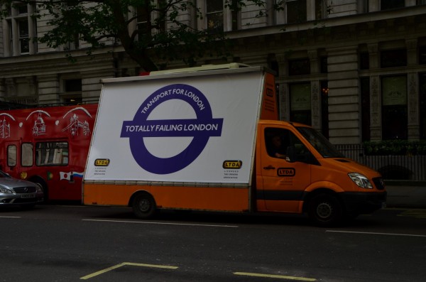 London Cab strike. 11 June 2014. The way the strikers interpret TFL_01