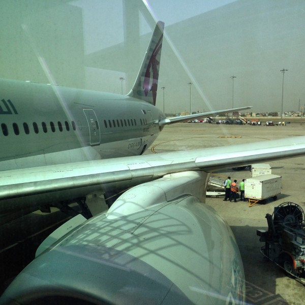 Qatar Airways - travelled by a Dreamliner from Delhi to Doha