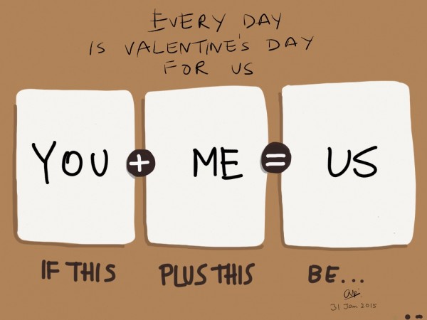 YOU + ME = US