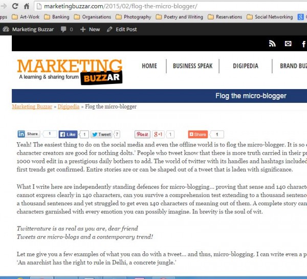 Marketingbuzzar_flog the microblogger