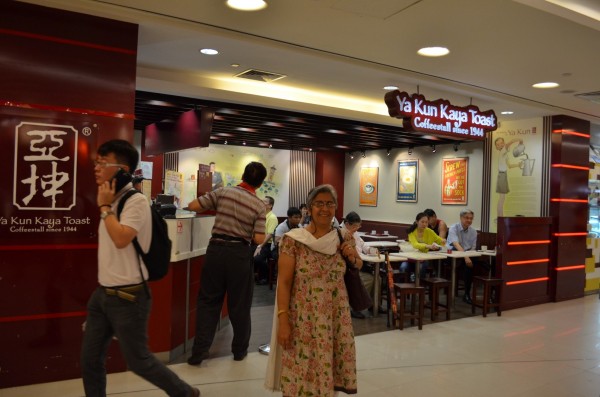 A food court in the malls is a totally different experience