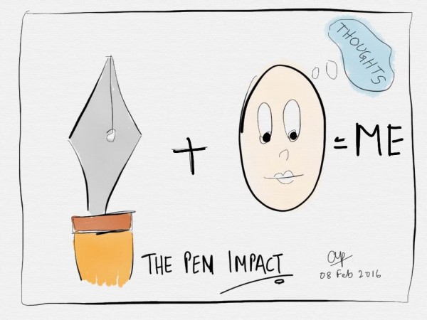 The pen impact on life