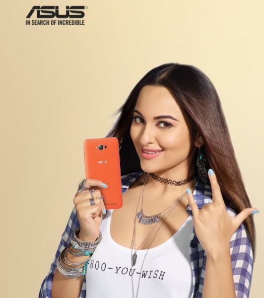 Asus Zenfone Max... Sonakshi Sinha is the brand ambassador!