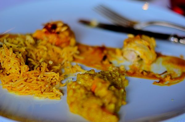 Khichdi Rafat and Noori Hyderabadi Biryani with succulent pieces of lamb and long grain rice