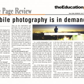 Mobile photography is in demand