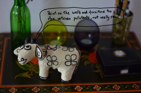 The moo-rap of an artsy cow_on paints and varnish pollutants