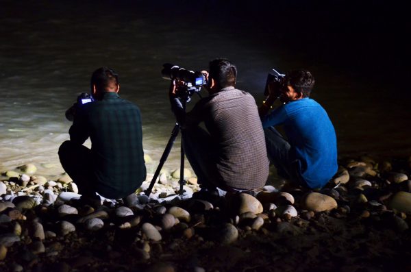 The photographers by the river. #TCBG_Trips #GajRetreat 