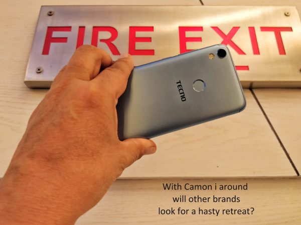 Will Camon i show other brands the way through a fire exit