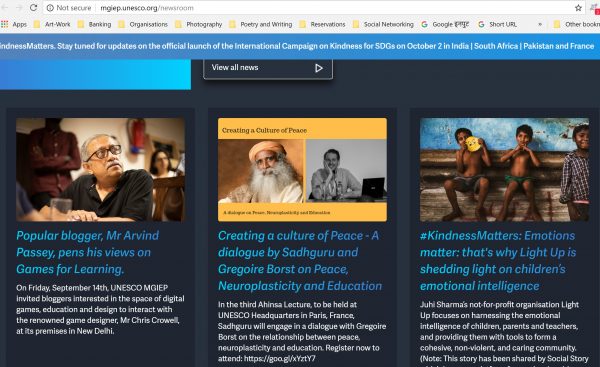 Featured on the UNESCO_MGIEP website_Newsroom