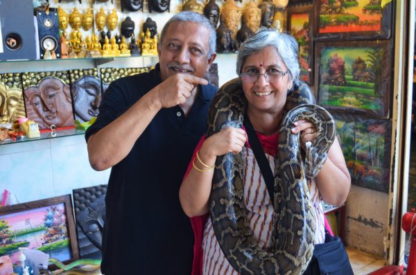 Expect the unexpected_The python adventure_Floating market near Bangkok